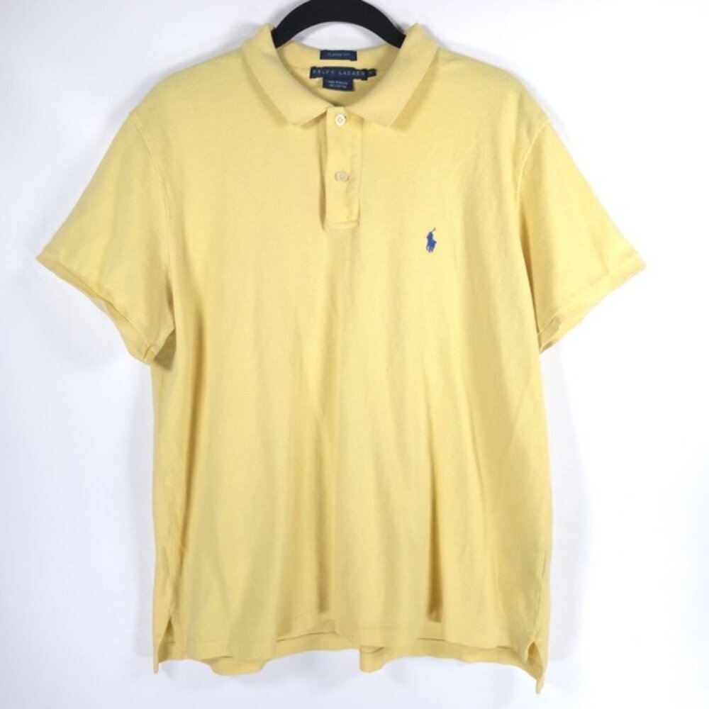 RALPH LAUREN VINTAGE CLASSIC FIT‎ MADE IN BOLIVIA 🇧🇴 Polo Shirt Size XL Boys